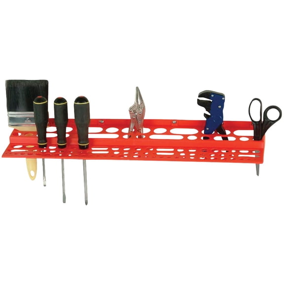 Quantum Storage Systems Tool Rack RTR-96 - Plastic Storage Organizer - Multicolor