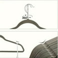 thumbnail image 4 of Velvet Hangers  10 Pack, Non Slip Clothes Felt Hanger Heavy Duty for Coat, Premium Slim Space Saving Suit Hangers for Closet Organizer, 4 of 7