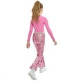 thumbnail image 3 of LOLANTA Girls Sequin Flare Pants Sparkle Bell Bottoms Kids Elastic Waist Glitter Disco Dance Trousers, 3 of 8