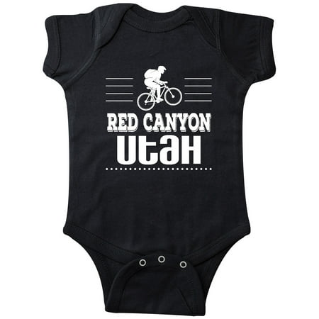 

Inktastic Red Canyon Utah Mountain Biking Gift Baby Boy or Baby Girl Bodysuit