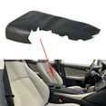 thumbnail image 3 of LABLT Leather Center Console Armrest Cover Skin Black Replacement for 2014-2017 Lexus IS250 IS350, 3 of 4