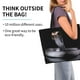 thumbnail image 2 of Balery Black Cobra Snake Bolsa Tote Estilo Estético con Cremalleras, Bolsa de Hombro, Bolsa de Compras Grande y Plegable, 2 of 8