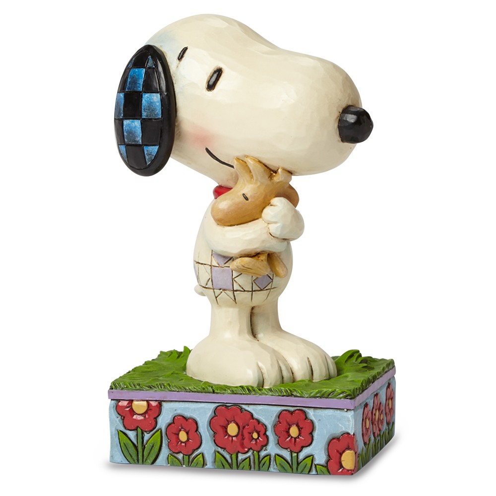 Jim Shore Peanuts Snoopy and Woodstock Hugging Figurine 4042377