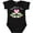 AB-Black, variant on Inktastic Daddy's Girl- Heart Flowers Girls Baby Bodysuit