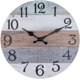 thumbnail image 4 of Reloj de pared decorativo de madera silencioso que no hace tictac Relojes de pared con batería de cuarzo estilo gris decoración del hogar de madera reloj de pared redondo, 4 of 4