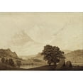 thumbnail image 2 of Caspar David Friedrich 24x18 Black Ornate Framed Double Matted Museum Art Print Titled: Autumn - Evening - Maturity (From the Seasons, Times of Day, and Ages of Man Cycle of 1803), 2 of 5