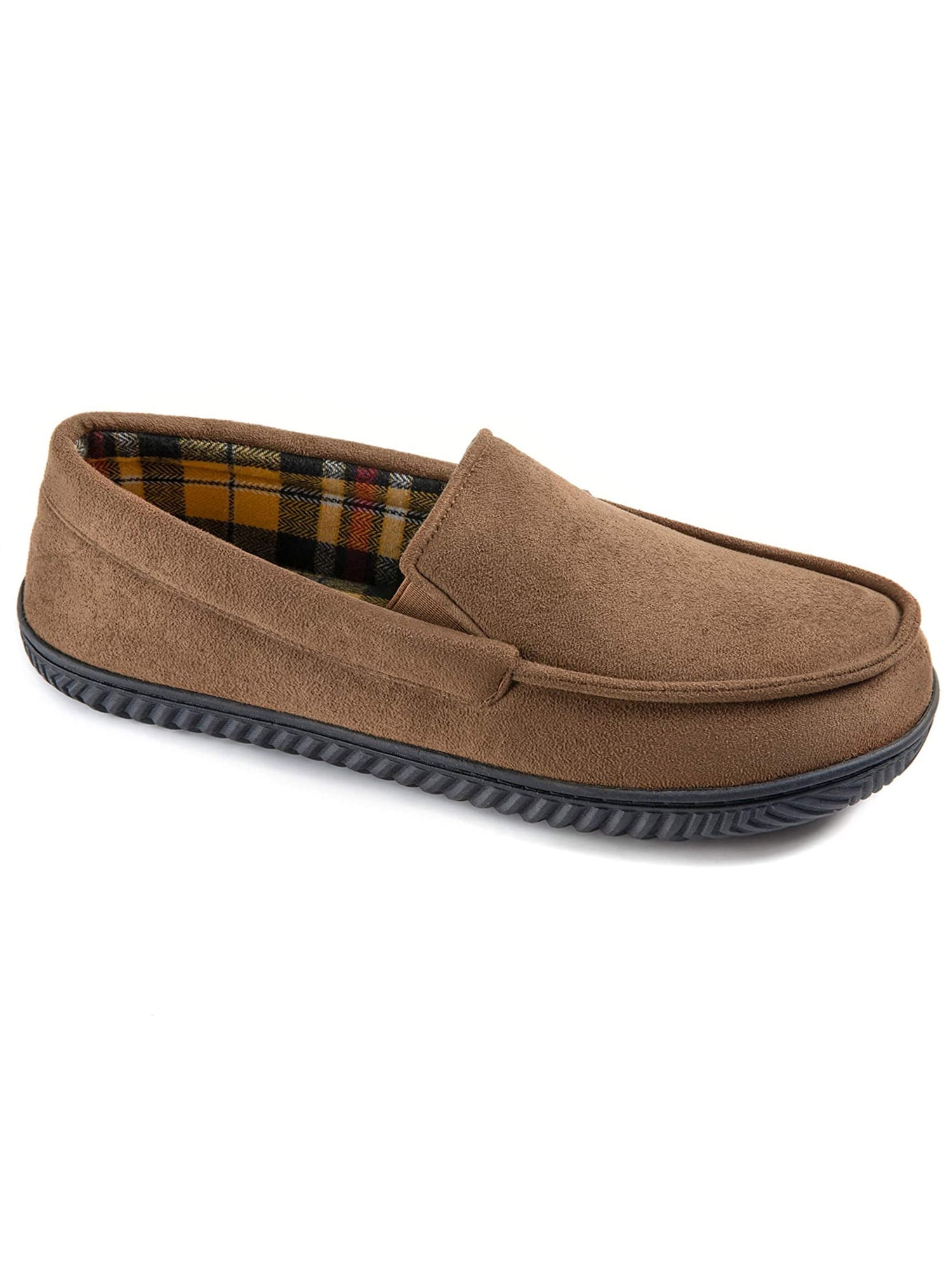 RockDove RockDove Men's Flannel Lined Memory Foam Loafer Slipper