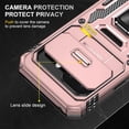 thumbnail image 5 of KOMI for Google Pixel 9a Case with Screen Protector and with Camera Cover, 360°Military Grade Rotatable Kickstand (Heavy Duty) Shockproof Protective, Case for Google Pixel 9a Rose Gold, 5 of 5