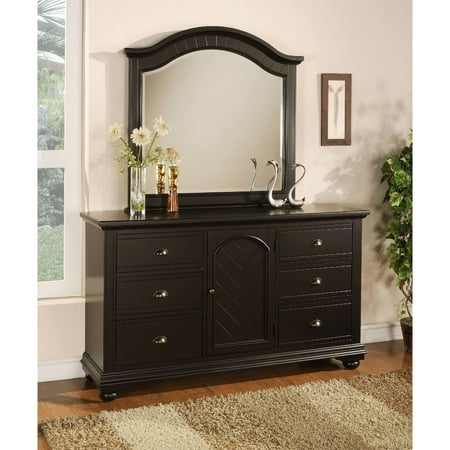 Cambridge Hyde Park Six Drawer Dresser In Black Walmart Com