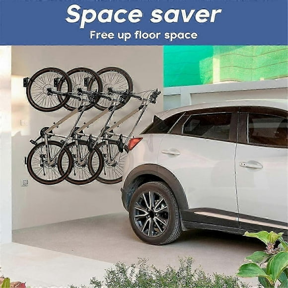 1 PACK Swivel Bike Rack Garage Wall Mount Bike Hangers for Garage Bike Rack Bicycle Storage Vertical Bike Rack