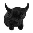 thumbnail image 4 of Estatuilla , escultura de mesa, regalo de cumpleaños, adorno artesanal, figura en miniatura para chimenea, dormitorio, estante de escritorio L Negro mayimx Estatuilla de escritorio, 4 of 9