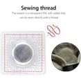 thumbnail image 4 of Broches magnéticos invisibles para ropa, imanes de tamaño pequeño con gran magnetismo, cierre oculto de PVC para coser, imanes fáciles de coser, finos e invisibles (20 pares), 4 of 7