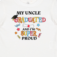 thumbnail image 4 of Inktastic My Uncle Graduated and I'm Super Proud Boys or Girls Baby T-Shirt, 4 of 5
