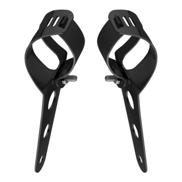 2 piezas de soporte de montaje para faro de motocicleta, abrazadera de montaje para amortiguador de motocicleta Negro