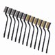thumbnail image 1 of 7-Inch Mini Wire Brush Set with Curved Handle, 12/15pcs Stainless Steel Wire Brushes for Cleaning and Polishing Tasks, 1 of 5