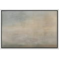 thumbnail image 3 of PixonSign Framed Canvas Print Wall Art Pastel Grunge Brown Sky Landscape Abstract Shapes Illustrations Modern Art Decorative Minimal Relax/Calm for Living Room, Bedroom, Office - 16"x24" White, 3 of 5