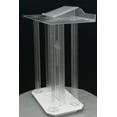 thumbnail image 3 of INTBUYING Church Podium Acrylic Lectern Pulpit for Weddings Prayers Church Events, 3 of 13