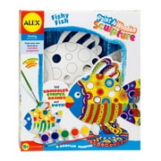 Alex Paint a Wooden Sculpture - Fish