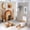 style-115, variant on Shower Curtain 4 Piece Sets Shower Curtain Set with Rugs Mid Century Abstract Boho Orange Aesthetic Waterproof Personality Pattern Bath Curtains Bohemian Aesthetic for Bathtub Decor