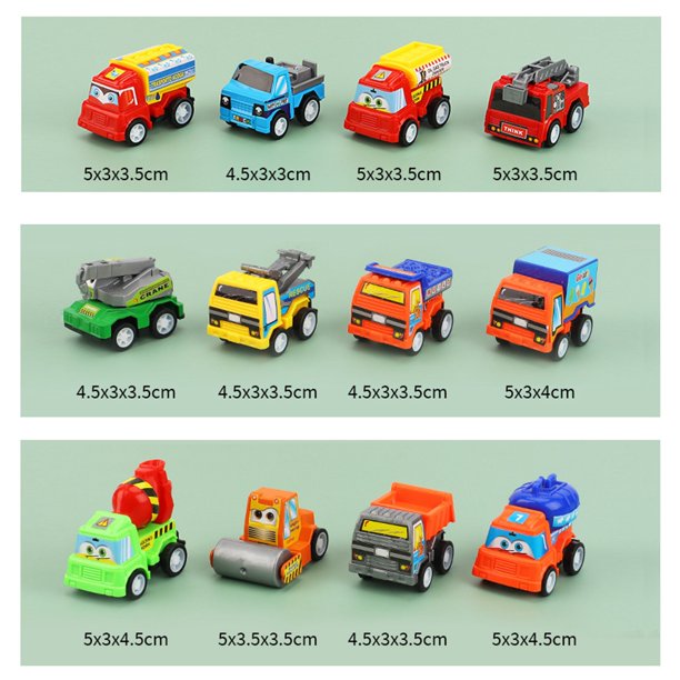 ミニカー Cars Pull Back Cars Set Pull Back Car Set Mini Plastic Interactive Car Toys Vehicle Toys