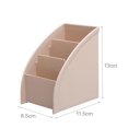thumbnail image 2 of SagaSave Trapezoid Desk Storage Box Divided Storage Case Plastic 13cmx11.5cmx8.5cm, 2 of 4