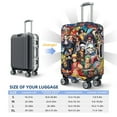 thumbnail image 3 of One Piece Luggage Cover Approved Travel Suitcase Protector Elastic Washable Baggage Covers For 22-24 Inch Luggage, 3 of 9
