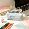 thumbnail image 7 of Small Cute Adorable Versatile Pencil Case Makeup Bag Cloth Pouch Organizer for Stripling Teenagers Home Office University Travel Storage Beautiful Lightweight Portable Ideal Gift 6.7x2.7x1.9 Inches, 7 of 7