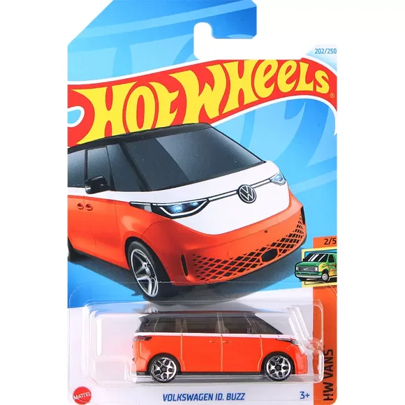 Original Hot Wheels Car Volkswagen 10 BUZZ Boys Toys Scale 1/64 Diecast Vehicle Bus Metal Model HW Vans Collection Birthday Gift