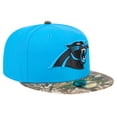 thumbnail image 3 of Men's New Era Blue Carolina Panthers Active Two-Tone Camo 59FIFTY Fitted Hat, 3 of 6