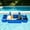 Blue, variant on Above Ground Pool Accessories - Poolside Storage Basket for Above Ground Pool, Hanging Pool Storage Organizer with Cup Holder & Hooks, Pool Accessories Organizer for Towels, Goggles, Toys