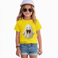 thumbnail image 4 of CAUYDY Toddler Little Girl Boy Halloween Shirt Kid Graphic Print Tshirt Short Sleeve Tee Top,3-4 Y, 4 of 5