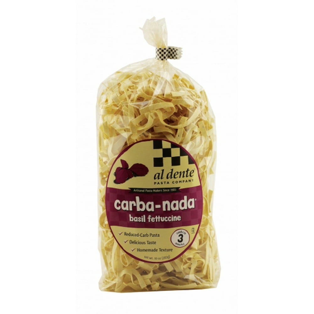 Al Dente CarbaNada Fettuccine, Low Carb Pasta, Low Carb Noodles