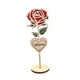 thumbnail image 5 of Regalo de La Madre Placa con Nombre de Flores para Mamá Adorno de Regalo para Mamá Recuerdo Romántico Mesa Artesanía de Madera para Mamá para, 5 of 9