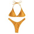 thumbnail image 1 of Women‘s Two Piece Swimsuit Swimsuits Push Up Halter High Neck Bathing Suit Tops, 1 of 4