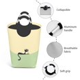 thumbnail image 2 of DouZhe 50L Rectangular Laundry Basket, Minimalism Cat Animal Prints Waterproof Foldable Laundry Hamper with Aluminum Handles, 2 of 6