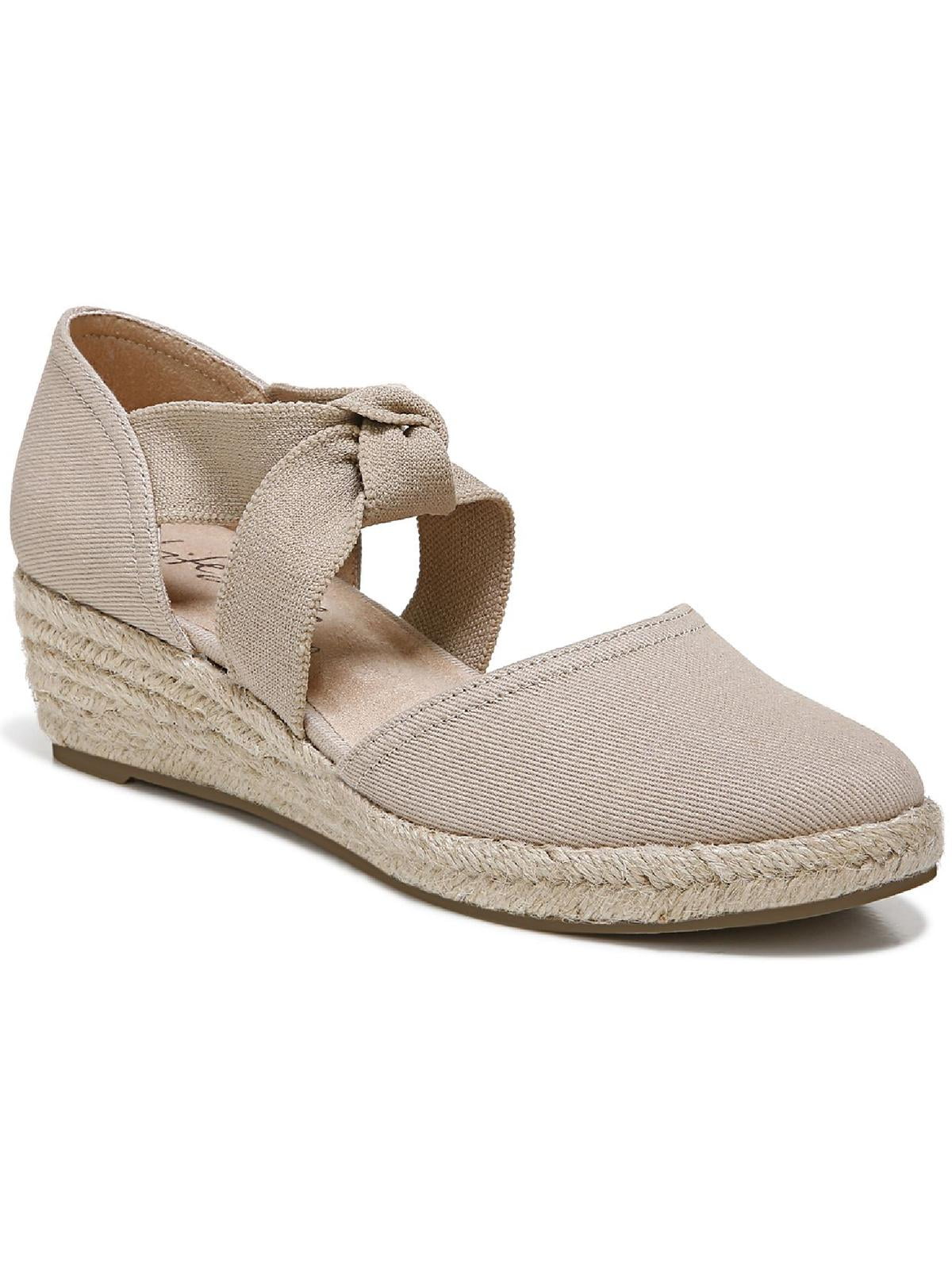 LifeStride Womens Kascade Slip On Heels Wedge Sandals