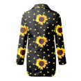 thumbnail image 3 of Gibobby Blazer de mujer casual Blazer De Mujer Chaqueta De Traje De Manga Larga Chaqueta Bolero Traje Cárdigan De Gabardina(Amarillo,M), 3 of 4