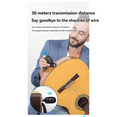 thumbnail image 4 of Wireless Guitar System UHF Audio Wireless Transmitter Receiver for Acoustic Guitar Violin Keyboard, 4 of 7