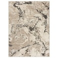 thumbnail image 3 of Luxe Weavers Modern Abstract Marble Swirl Beige 8x10 Area Rug, Indoor Carpet, 3 of 10