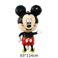 thumbnail image 4 of Juego de decoración para fiestas con globos de aluminio de Mickey Mouse, globo de látex con cabeza de Mickey de dibujos animados de 32 pulgadas, número rojo, suministros para fiestas de cumpleaños inf, 4 of 5