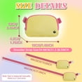 thumbnail image 4 of TINYAT Fanny Pack for Women 3 Zipper Pockets Waist Bag Waterproof Belt Bag Purse for Walking Shopping, 4 of 8