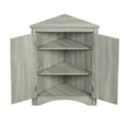 thumbnail image 6 of Aukfa Corner Storage Cabinet for Bathroom Bedroom Kitchen, Chiffon, 6 of 8