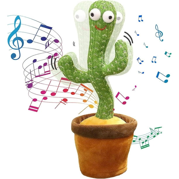 Parrot Cactus, Children's Cactus Toy, Dancing Cactus, Plush Toy for Children