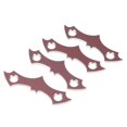 thumbnail image 4 of Dalazy 4pcs Aluminum Alloy Skateboard Deck Protective Gasket Longboard Part Rose Gold, 4 of 6