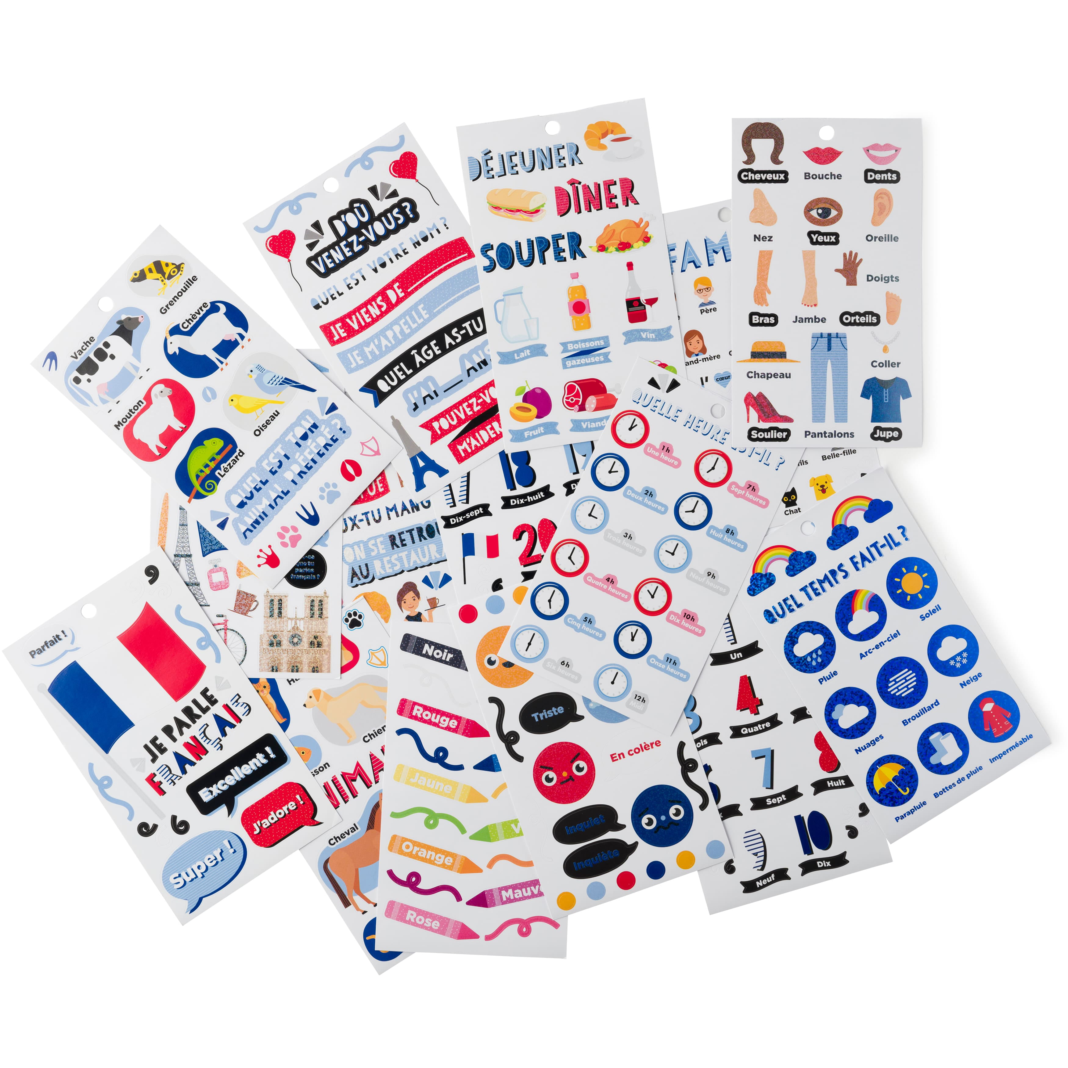 Foldover Sticker Books : Francais