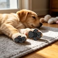 thumbnail image 7 of huayou Non Slip Dog Paw Protector Pads, Breathable Anti Wear Foot Stickers, 4 Pack, Decoration, for Pet Outdoor Use, 1.57x1.3 inch, Black, 7 of 7