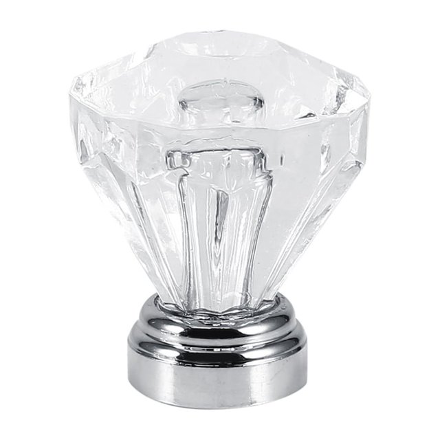 Perilla de cristal Jadeshay 16 piezas 25 mm forma de diamante tirador de cajón manija de gabinete