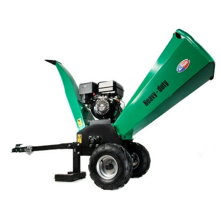 All Power 6 inch Heavy Duty Durable Wood Chipper Shredder Mulcher-Max 6" Inch Cutting Diameter Capacity, Gas Powered, 15HP 420cc, 6 inch, APWC420