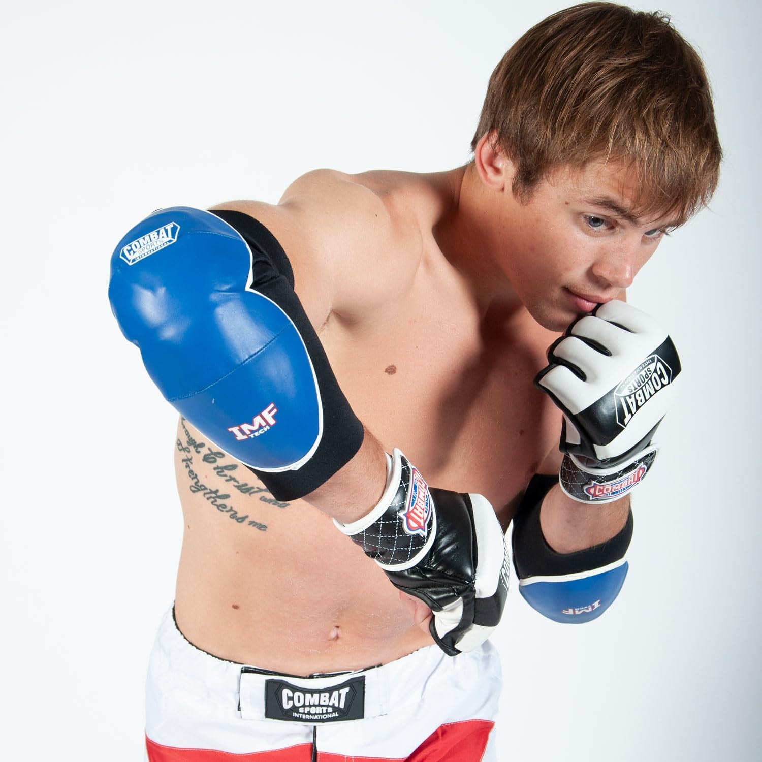 Combat Sports Advanced IMF Tech™ Striking Elbow Pads Regular Blue / Black