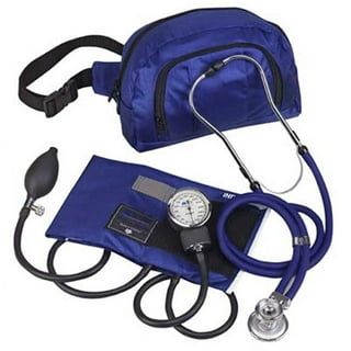 MABIS MatchMates Manual Blood Pressure Monitor Kit Aneroid Sphygmomanometer  with Calibrated Nylon Cuff and Oversized Carrying Case, FSA and HSA